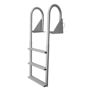 Escalera de aluminio de alta calidad con aluminio anodizado que resiste la oxidación y la corrosión en entornos marinos. - Product Image 1