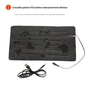 แผ่นรองนอนสัตว์เ<span class=keywords><strong>ล</strong></span>ี้ยงแบบหรูหรา ข้ามพรมแดน ใช้พอร์ต USB ให้ความร้อน ทำจากหนัง <span class=keywords><strong>PU</strong></span> สำหรับปีนป่าย ป้องกันรอยขีดข่วน กันน้ำ และเก็บความร้อน - Product Image 4