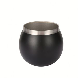 Tasse à Yerba Maté avec paille, cuillère Bombollia, pochette en cuir, nouvelle tasse à café et thé en acier inoxydable 304 à double paroi de 8 oz - Product Image 3
