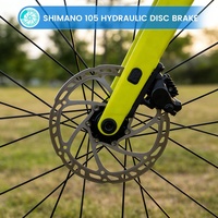 Vélo de route en carbone de haute qualité 250W 36V avec frein à disque hydraulique 700c pour homme et femme