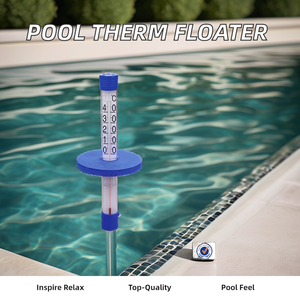 Thermomètre <span class=keywords><strong>de</strong></span> <span class=keywords><strong>piscine</strong></span> flottant à grande échelle, écologique, avec logo personnalisé, accessoire en acrylique, utilisation familiale, Poolstar P1541 - Product Image 3