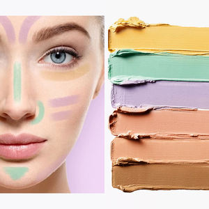 Paleta de <span class=keywords><strong>corrector</strong></span> de contorno de 9 colores de marca privada natural Paleta de <span class=keywords><strong>corrector</strong></span> profesional de seda en crema de maquillaje con el logotipo - Product Image 6