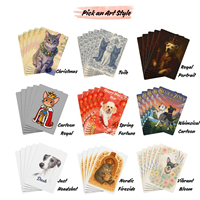 Boîte à cartes à jouer en papier personnalisée avec vernis brillant, boîte rigide à âme noire, personnalisable pour usage familial et promotionnel