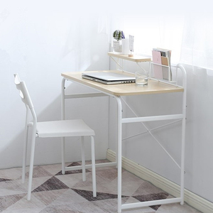 Bàn máy tính kim loại góc bàn và giá sách riêng biệt học sinh sử dụng nhà - Product Image 2