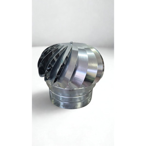 Ventilador de Techo Industrial Giratorio Impulsado por el Viento, de Acero Galvanizado, Independiente, para Extracción de Gases de Combustión y Aire - Product Image 1