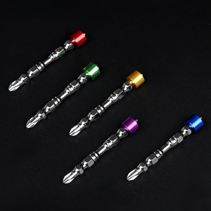 Weeks <b>Screwdriver</b> <b>Bit</b> <b>Set</b> Steel Hex Shank Ph2 Magnetic Ring For Electric Tools - Product Image 3