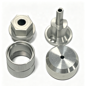Pièces de fixation rotative en aluminium usinées sur commande par CNC pour charnières, avec rivets hexagonaux droits moletés en aluminium - Product Image 2