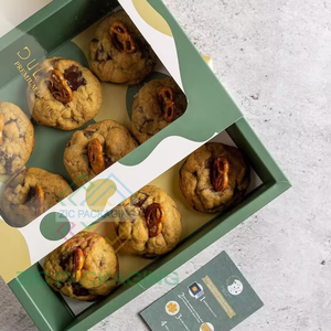 Thấp moq cấp thực phẩm Macaron bánh ngọt Biscotti bánh nướng xốp Shortbread cupcake Cookie Bánh hộp với cửa sổ - Product Image 1