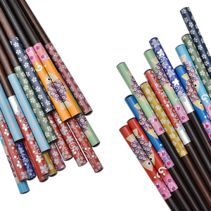 Palillos de Madera Estilo Japonés, Redondos, de Color Sólido, para Uso en el Hogar y Restaurantes - Product Image 4