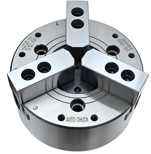 Mandril de 3 mordazas de acero con orificio pasante grande para máquina herramienta - Product Image 3