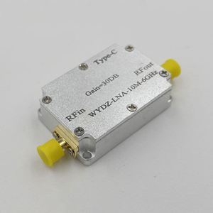 PFLY 10M-6GHz แอมพลิฟายเออร์ลดสัญญาณรบกวนต่ำ กำลังขยาย 30DB ความเรียบสูง LNA Amp สำหรับขับเคลื่อนสัญญาณ RF ระบบ FPV ตัวรับสัญญาณด้านหน้า - Product Image 4