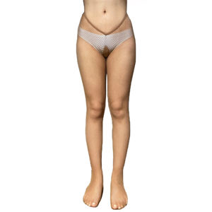 Hot Sale High Quality <strong>Nude</strong> Skin Thin Black Footless <strong>Fishnet</strong> Solid Knitted Women V Cut Glossy Tights - Product Image 6