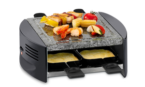 Grill électrique sans fumée pour 4 personnes avec plaque de cuisson en pierre chaude - Product Image 2