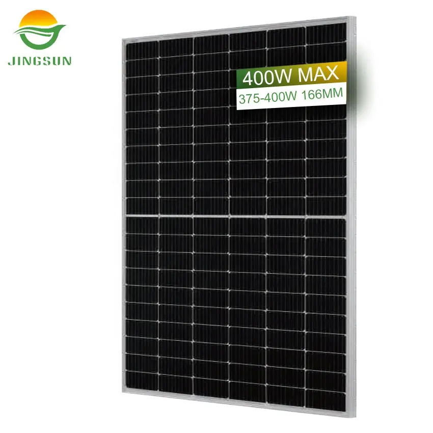 Jingsun 좋은 가격 태양 전지 패널 태양 단결정 태양 전지 패널 400 와트 태양 전지 패널 홈