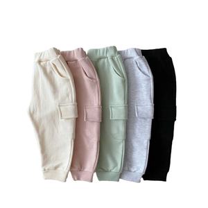 Venta al por mayor personalizado otoño primavera largo niños usan algodón niños Cargo Pantalones <span class=keywords><strong>Niño</strong></span> Pantalones Casuales - Product Image 1
