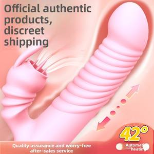Vibrador de silicona de 20 frecuencias con lengua pequeña tipo conejo para adultos - Product Image 1
