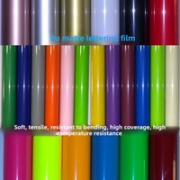 Film de transfert thermique en silicone épais, réfléchissant, haute élasticité, durable, pour logo personnalisé et lettrage de vêtements, sans colle