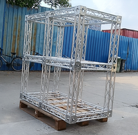 Perno de aluminio 100*100mm Fácil instalación Etapa DE BODA Truss ligero Decoración pequeña Iluminación de escenario Truss
