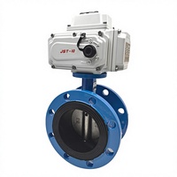 Katup Kupu-Kupu Flens D941X-16 Soft-Seal Baja Tahan Karat Anti Ledakan Tahan Air Tipe Sakelar Katup Pengatur untuk Air
