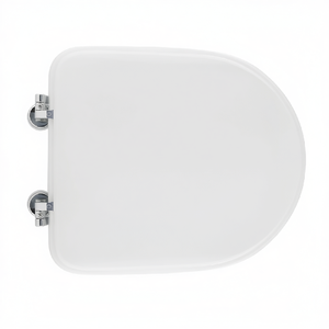 Asiento de inodoro para Esedra Vase Ese Forma 6, blanco, con bisagras en forma de C - Product Image 3