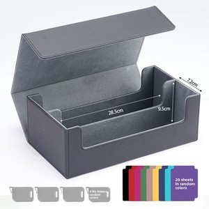 Boîte de rangement pour cartes en plastique en forme de coquille, plateau à cartes avec une grande capacité supplémentaire pour les cartes Pokémon <span class=keywords><strong>Yu</strong></span> <span class=keywords><strong>Gi</strong></span> <span class=keywords><strong>Oh</strong></span> - Product Image 5