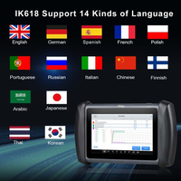 XTOOL InPlus IK618 Herramienta de programación clave KC100 Programador EEPROM Adaptador Soporte Control bidireccional OE Diagnos completos