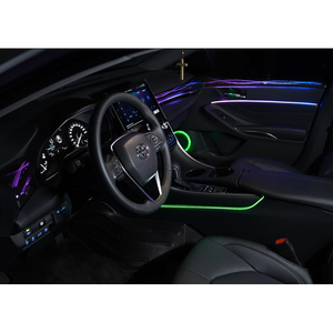 Bande LED RGBIC Premium pour éclairage d'ambiance intérieur de voiture, éclairage d'atmosphère pour Toyota Avalon 2019-2024 - Product Image 2