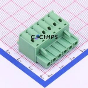 KF2EDGKD-5.0-6P Plug-in Terminal Block P=5mm Connector ( Connector Type: Plug )( Construction: 1x6P )( Pitch: 5mm ) - Product Image 1