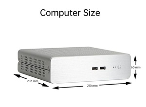 Mini ordenador Industrial portátil de 3. ª generación, <span class=keywords><strong>CPU</strong></span> I3, I5, <span class=keywords><strong>I7</strong></span>, 4GB, 128GB, SSD, de escritorio, Mini PC de bolsillo para oficina - Product Image 3