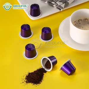 Capsules de café réutilisables en aluminium avec couvercle, logo personnalisé coloré, compatibles <span class=keywords><strong>Nespresso</strong></span>, emballage <span class=keywords><strong>vide</strong></span> pour capsules de café - Product Image 6