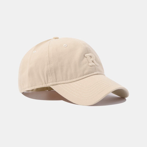 באיכות גבוהה unisex מותאם אישית כובע קרם פשוט מכתב קטן כותנה רקום בייסבול כובע ספורט כובע כובע בייסבול - Product Image 4