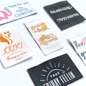 Étiquettes tissées personnalisées haute densité avec logo de marque pour vêtements et textiles - Product Image 3