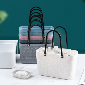 Zhejiang Butler <b>Linen</b> Texture Japanese Style Handheld Storage <b>Basket</b> Supermarket Shopping <b>Basket</b> Fashionable and Eco-friendly - Product Image 2