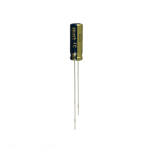 Condensateur traversant radiale EEU-FC1C820 82 µF 20 % 16 V en aluminium, canal fabricant - Product Image 1