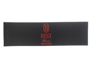 Branded Silicone PVC Bar <b>Mat</b> Rubber <b>Beer</b> Spill Pad Pub Rail <b>Mat</b> Drip Tray Non Slip Service <b>Mat</b> Coaster Placemat - Product Image 2