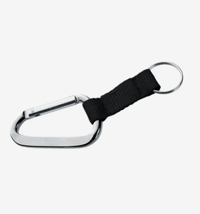 Mosquetón Metálico Promocional con Correa, Llavero Grabado con Logotipo Personalizado, Cordón para Llavero, Regalo Corporativo, Obsequio Empresarial, para Exteriores - Product Image 2