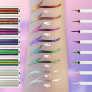 <span class=keywords><strong>Crayon</strong></span> Eyeliner Vegan Multichrome Imperméable Métallique Coloré Liquide Caméléon Charme Beauté Vente en Gros Longue Durée Eyeliner - Product Image 3