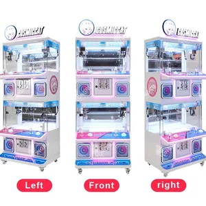 Small Doll Crane Boutique Toy Catcher Prize Arcade Game Machines 4 Players Mini Store Doll Plush Crane Claw Machine