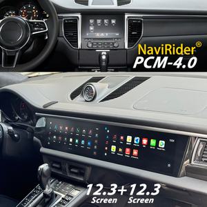 Pour Porsche Macan 2011-2017 Radio Android 2din Lecteur multimédia vidéo pour voiture HU 8G+256GB 4G LTE Double écran sans fil BT Carplay - Product Image 2