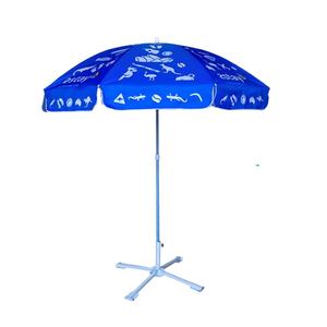 ร่มตารางขนาดมาตรฐานร่มชายหาดกลางแจ้งพร้อมร่มชายหาดเข็มทราย - Product Image 1