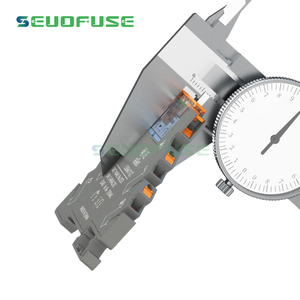 真新しい本物製品6mm超薄型デザインタイプリレーホルダーLED 6A DC12 24Vマイクロリレー中間リレーに使用 - Product Image 4