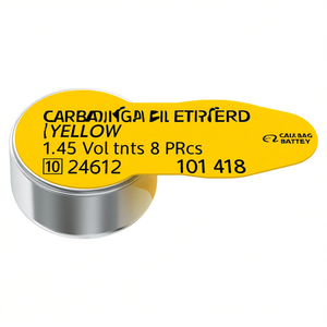 Batterie Zinco aria HEARING AID 10 Jaune (8 pièces) 24610 101 418 - Product Image 3