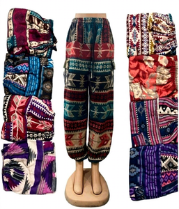 Nuevos Pijamas/Pantalones Harem de Lana Acrílica Transpirables Casuales de Verano 2025 en Colores Variados para Damas/Niñas, Venta al Por Mayor desde India - Product Image 1