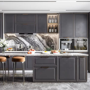 SANTOPOVA Conjunto de armario de cocina de lujo de alta calidad al por mayor <span class=keywords><strong>Tona</strong></span> RV Hampton Espejo Baño Vanidades - Product Image 1