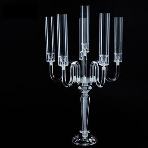 ZT250076 Vente chaude d'usine Candélabres en acrylique, supports de <span class=keywords><strong>bougies</strong></span> pour allée de mariage, lustre de salon, fourniture du fabricant - Product Image 5