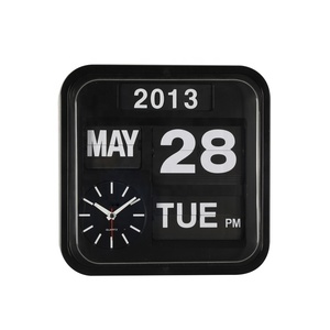 <span class=keywords><strong>Reloj</strong></span> de Pared Colgante SKYSEA de 32CM con Calendario Flip Art Deco, ABS, con Visualización de <span class=keywords><strong>Hora</strong></span>/Fecha/Año, Movimiento de Cuarzo, Fácil de Leer, Modelo A00AF640 - Product Image 5