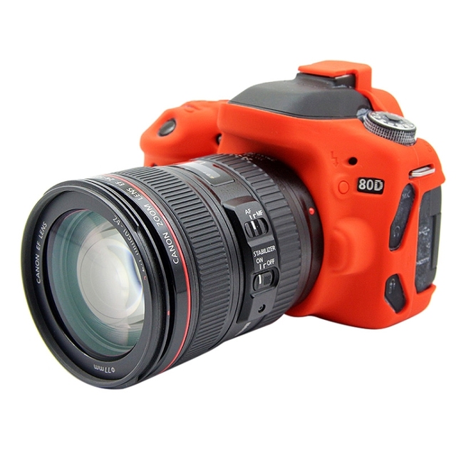 Factory Price PULUZ Soft Silicone Protective Case for Canon EOS 80D Photography Accessories