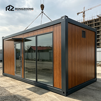 Maison préfabriquée modulaire, maison conteneur avec salle de bain pour habitation temporaire et dortoir de travailleurs