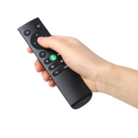 Nouvelle Arrivée d'Usine - Télécommande Noire 16 Touches avec BT 2.4G IR et Commande Vocale pour Boîtier Smart TV Android, Projecteur, Code d'Apprentissage