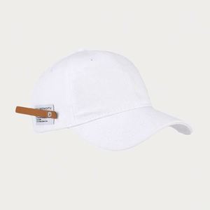 Fashion Retro English <b>Small</b> Leather Label Baseball Hats for Men and Women Casual Curved Brim Soft Top Sun Sports Cap - Product Image 3